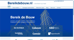 Desktop Screenshot of bereikdebouw.nl